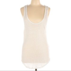 Anine Bing Large sleeveless tank top shirt white